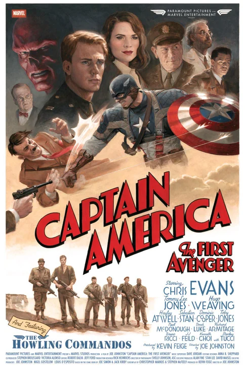 Captain America: The First Avenger Movie Poster