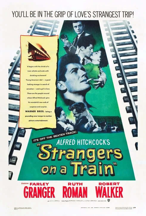 Strangers on a Train Movie Poster