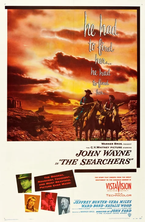 The Searchers Movie Poster