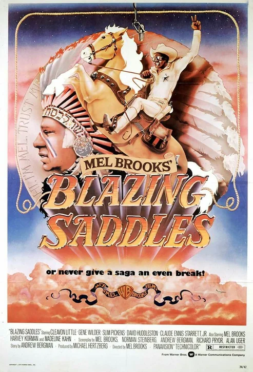 Blazing Saddles Movie Poster