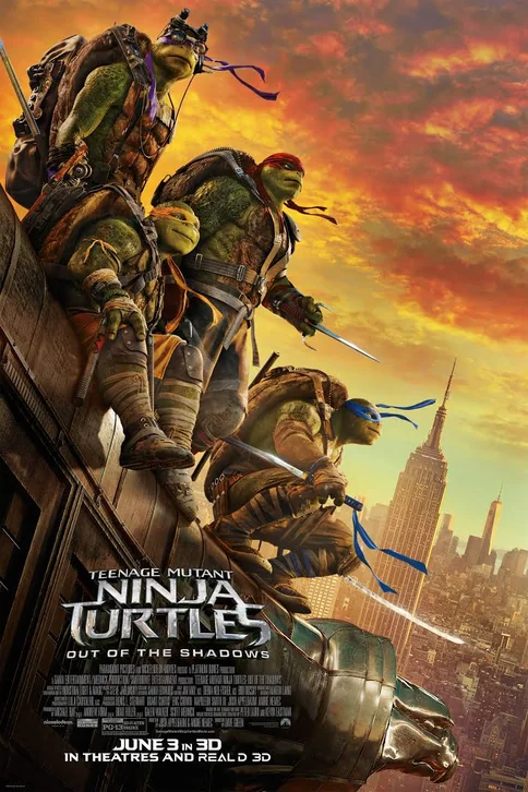 Teenage Mutant Ninja Turtles: Out of the Shadows Movie Poster