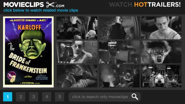 Bride of Frankenstein Scene 5
