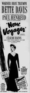 Now, Voyager Movie Poster