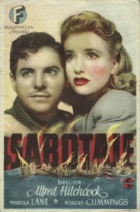 Saboteur Movie Poster