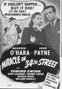 Miracle on 34th Street Movie Poster