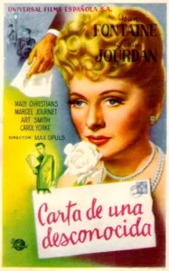 Letter from an Unknown Woman Movie Poster