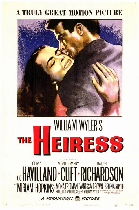 The Heiress Movie Poster