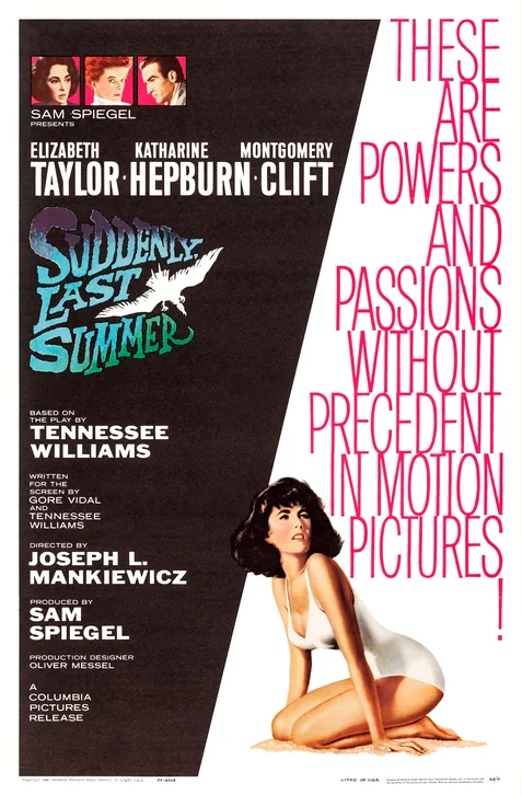 Suddenly, Last Summer Movie Poster