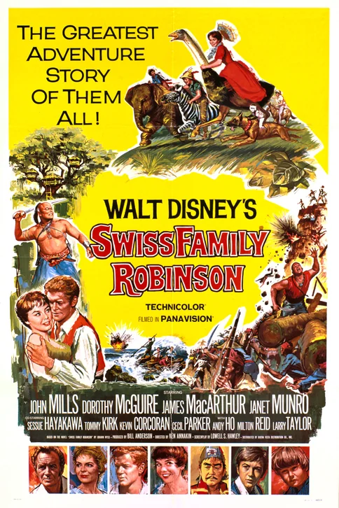Swiss Family Robinson Movie Poster
