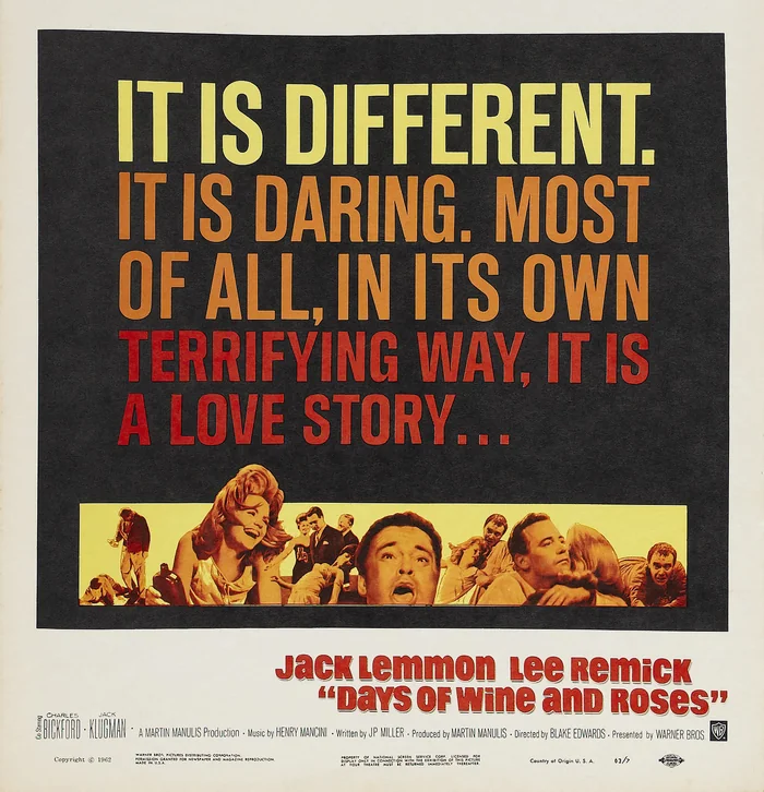 Days of Wine and Roses Movie Poster