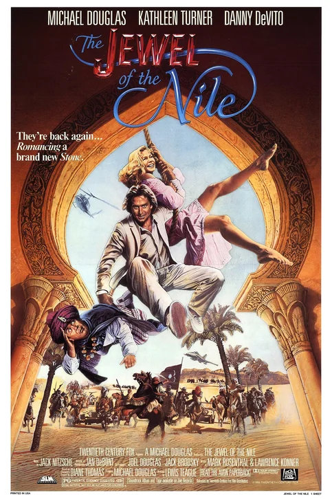 The Jewel of the Nile Movie Poster