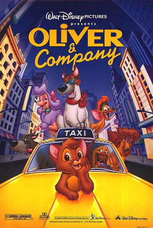 Oliver & Company Movie Poster