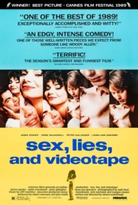 Sex, Lies, and Videotape Movie Poster