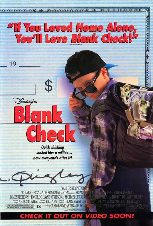 Blank Check Movie Poster