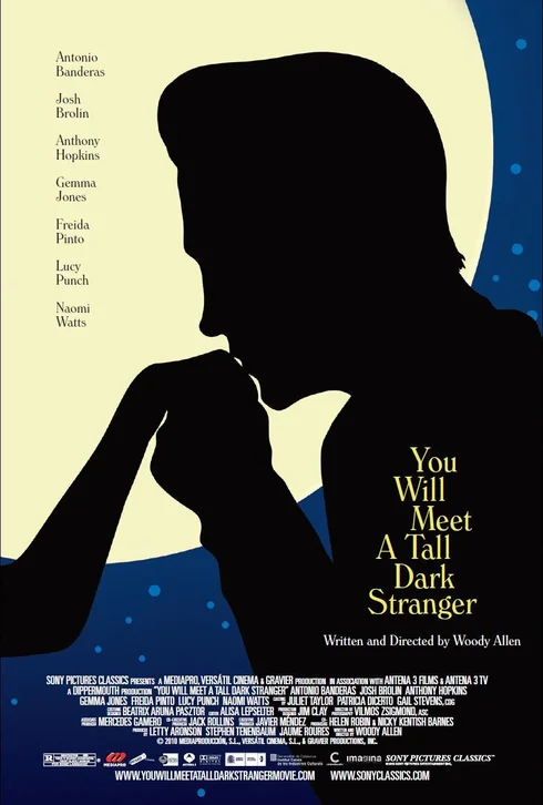 You Will Meet a Tall Dark Stranger Movie Poster