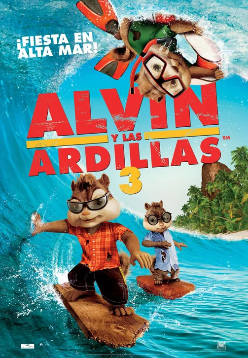 Alvin and the Chipmunks: Chipwrecked Movie Poster