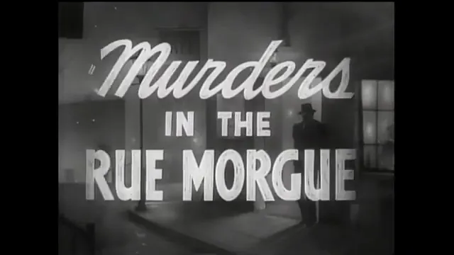 Murders in the Rue Morgue Scene 1