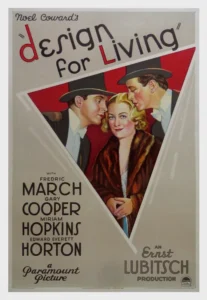 Design for Living Movie Poster
