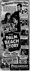 The Palm Beach Story Movie Poster