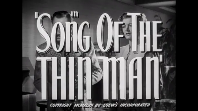 Song of the Thin Man Scene 1
