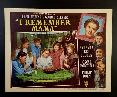 I Remember Mama Movie Poster