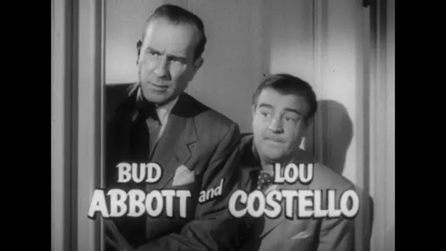 Bud Abbott Lou Costello Meet the Invisible Man Scene 1