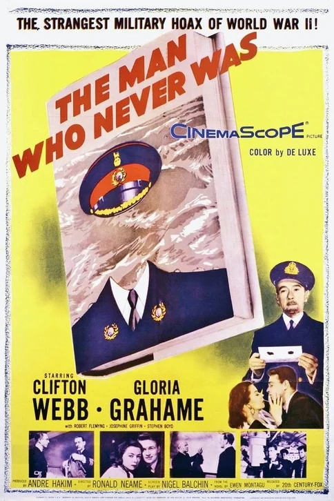 The Man Who Never Was Movie Poster