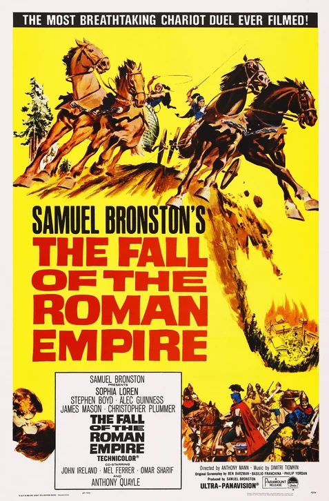 The Fall of the Roman Empire Movie Poster