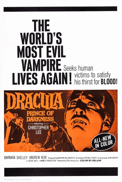 Dracula, Prince of Darkness Movie Poster