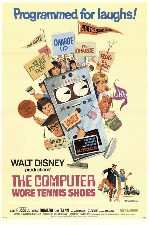 The Computer Wore Tennis Shoes Movie Poster