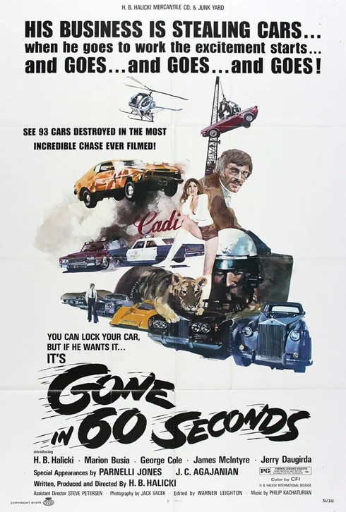 Gone in 60 Seconds Movie Poster