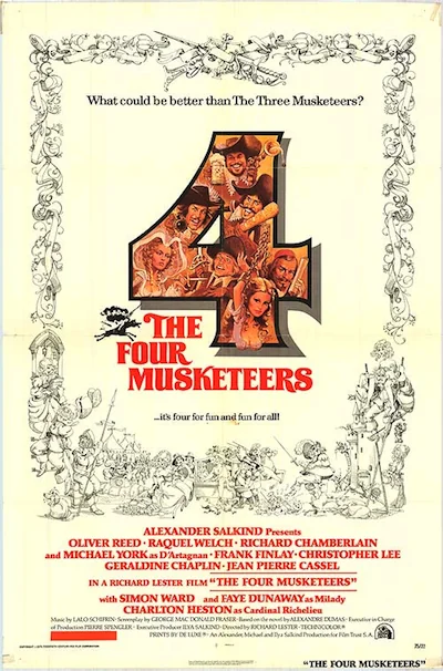 The Four Musketeers Movie Poster