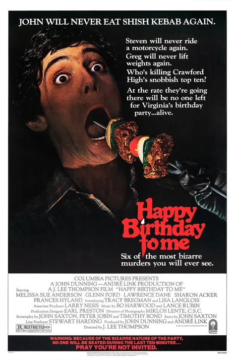 Happy Birthday to Me Movie Poster