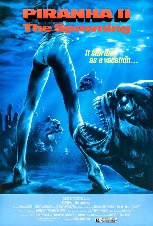 Piranha Part Two: The Spawning Movie Poster