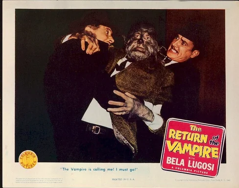 The Return of the Vampire Movie Poster
