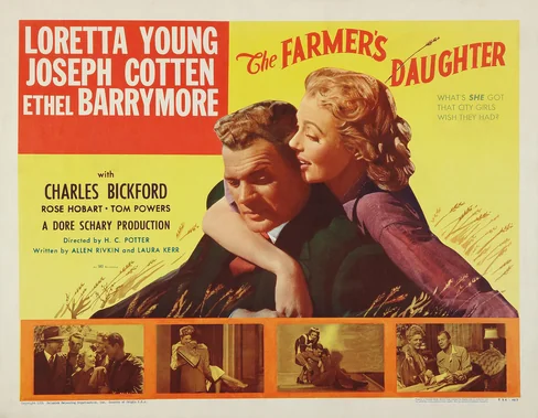 The Farmer's Daughter Movie Poster
