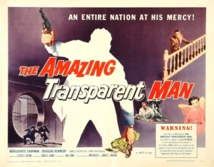 The Amazing Transparent Man Movie Poster