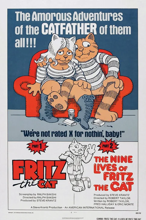 The Nine Lives of Fritz the Cat Movie Poster