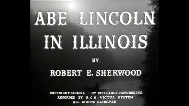Abe Lincoln in Illinois Scene 5