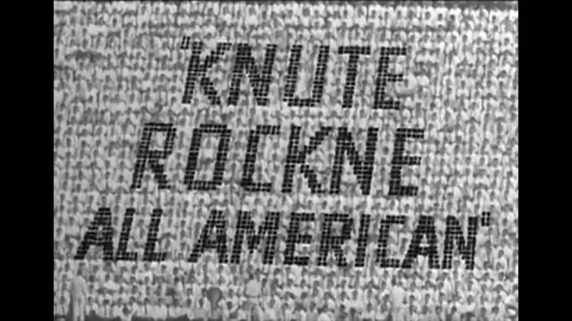 Knute Rockne All American Scene 1