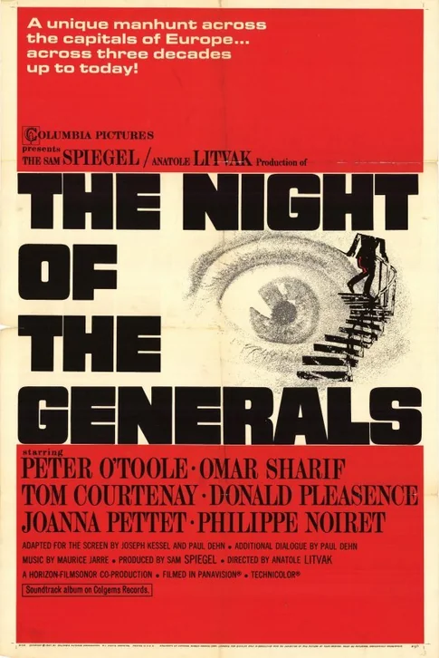 The Night of the Generals Movie Poster