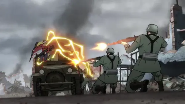 Justice Society: World War II Scene 4